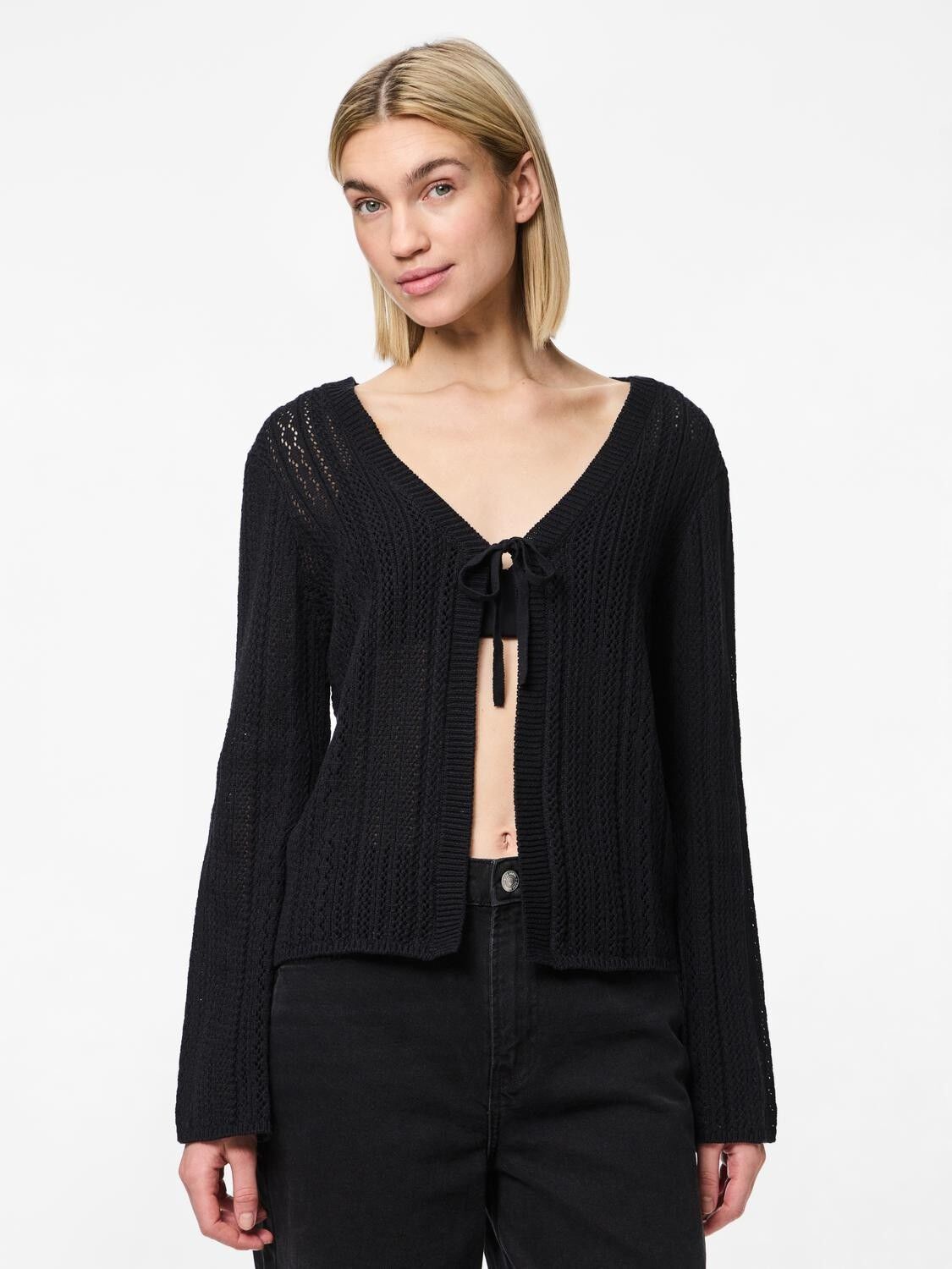 PCNUKA LS KNIT CARDIGAN NOOS BC