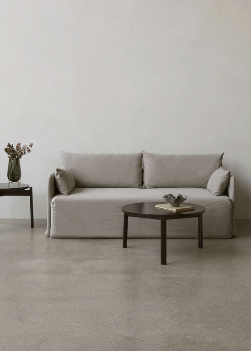 Passage Lounge Table, Ø70, Dark Lac