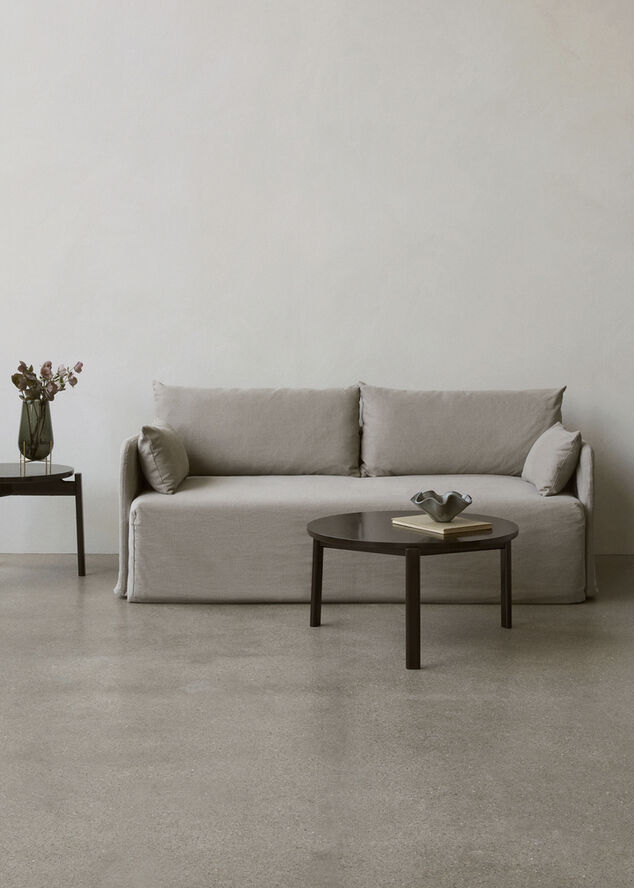 Passage Lounge Table, Ø70, Dark Lac