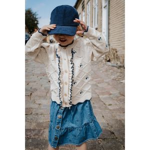 MELA RUFFLE CARDIGAN