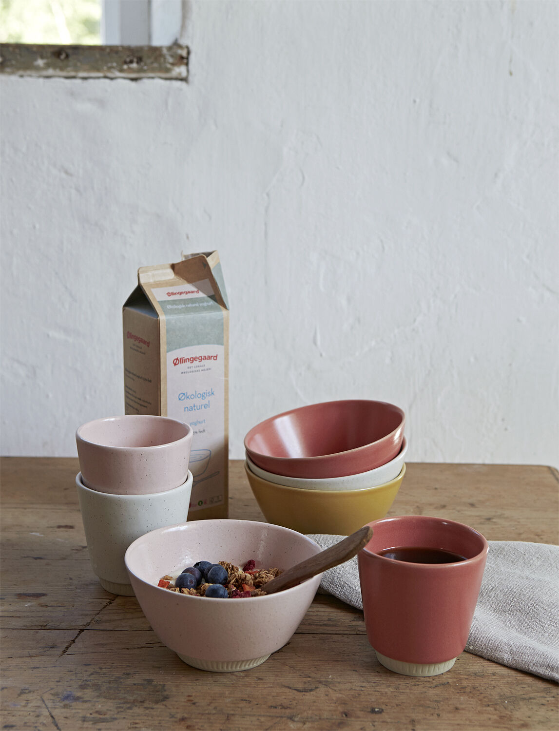 Knabstrup Colorit, kop, koral, H9 cm, 250 ml