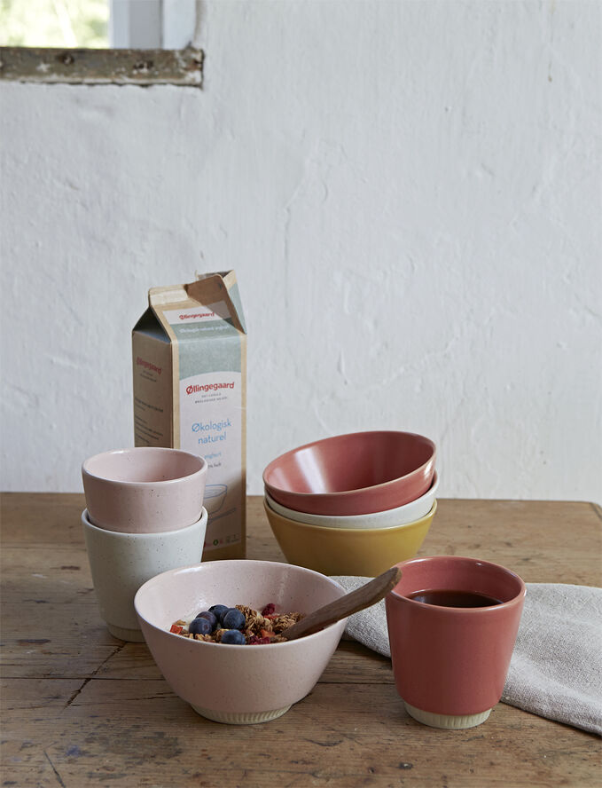 Knabstrup Colorit, kop, koral, H9 cm, 250 ml