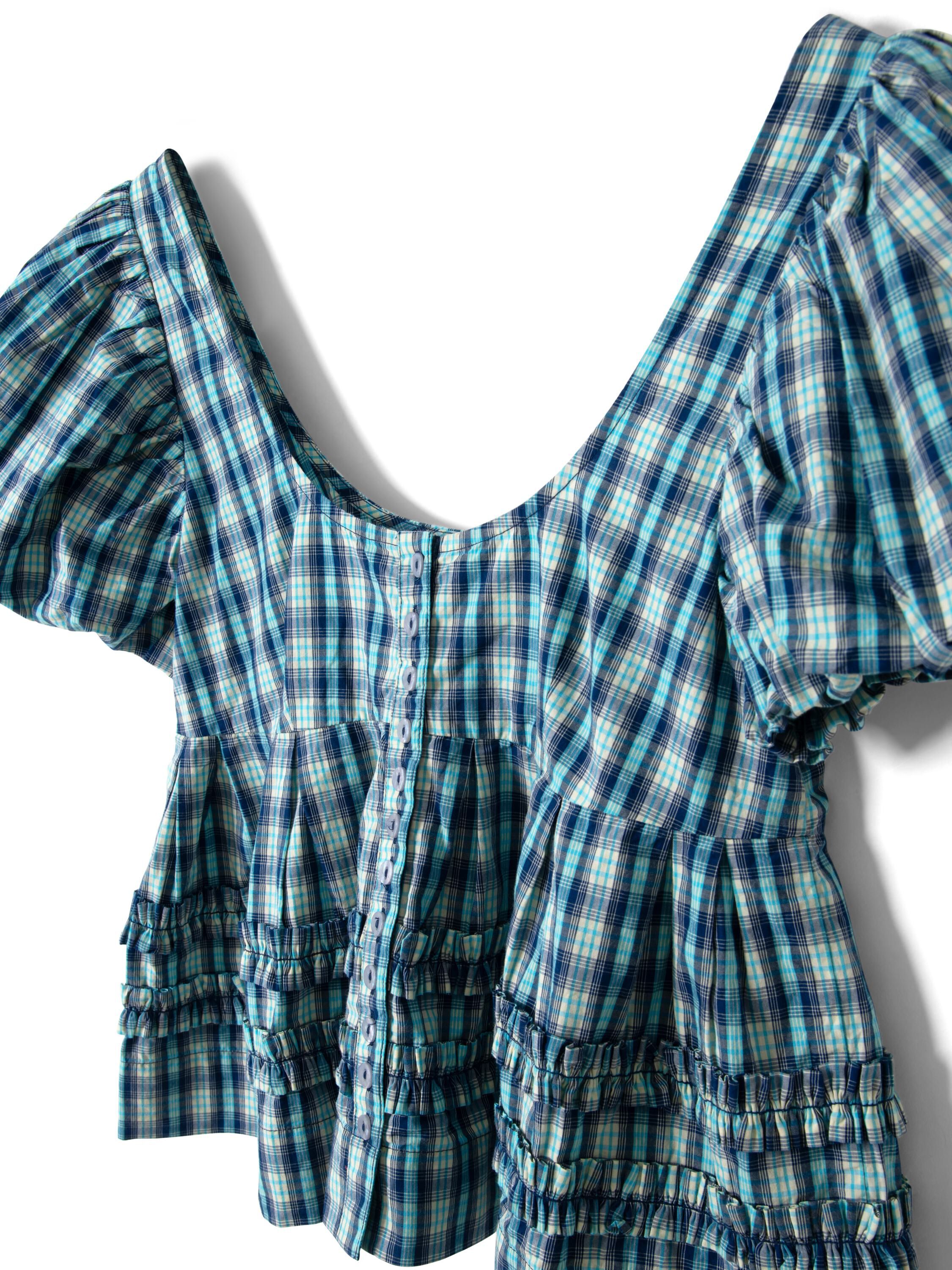 SUMMER JOY BLOUSE- TOMBOY CHECK