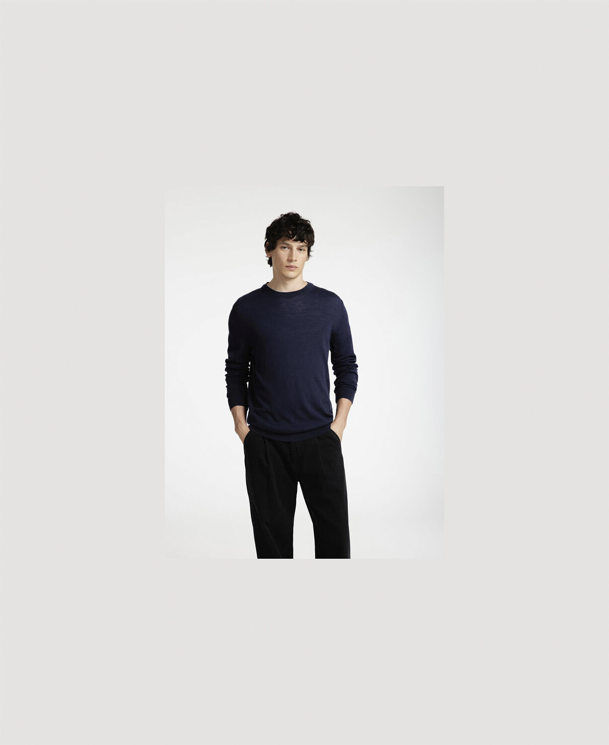 SLHTRAY LS KNIT MERINO CREW NECK NO