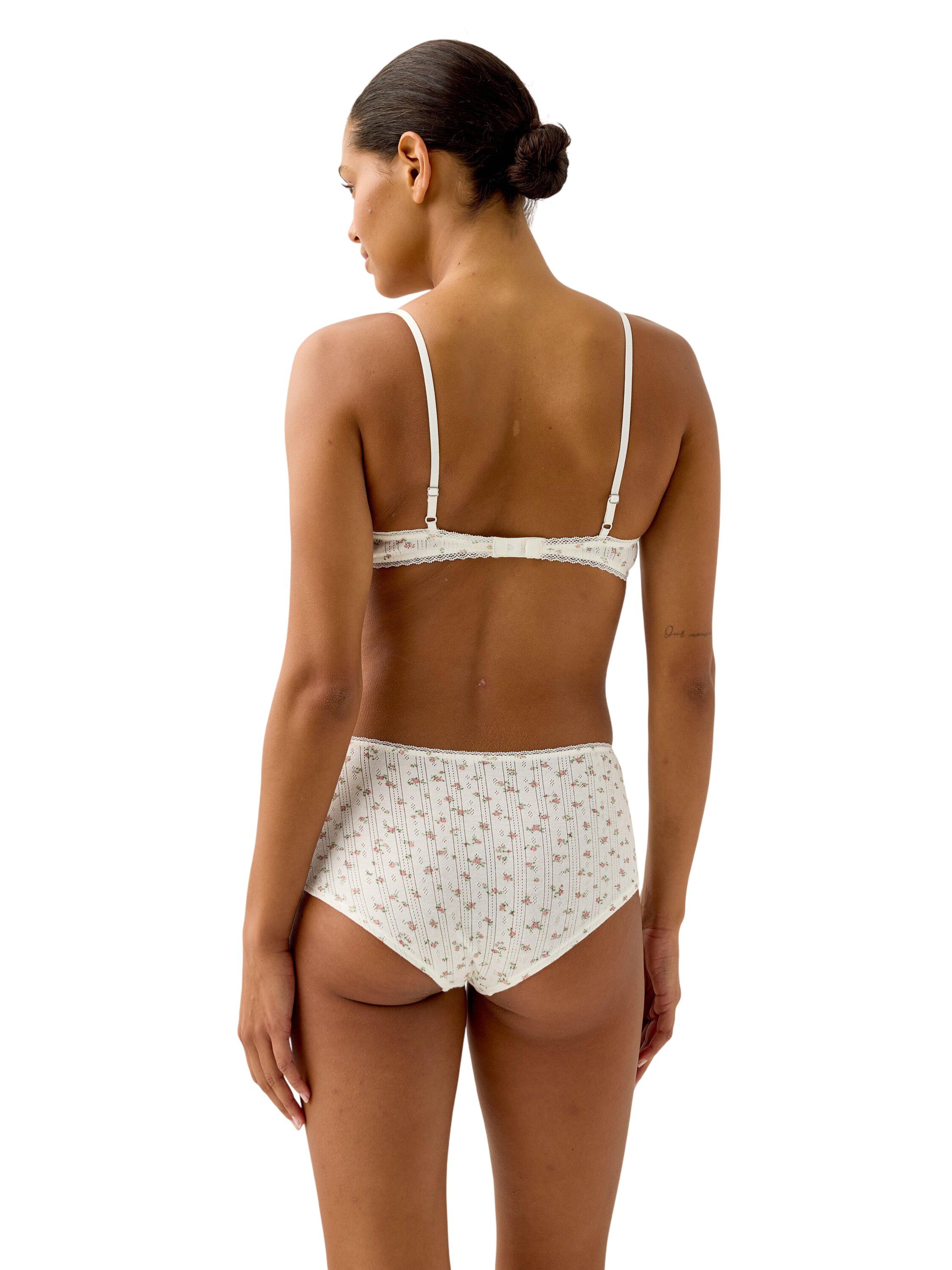 Trusser i pointelle med h&oslash;j talje,