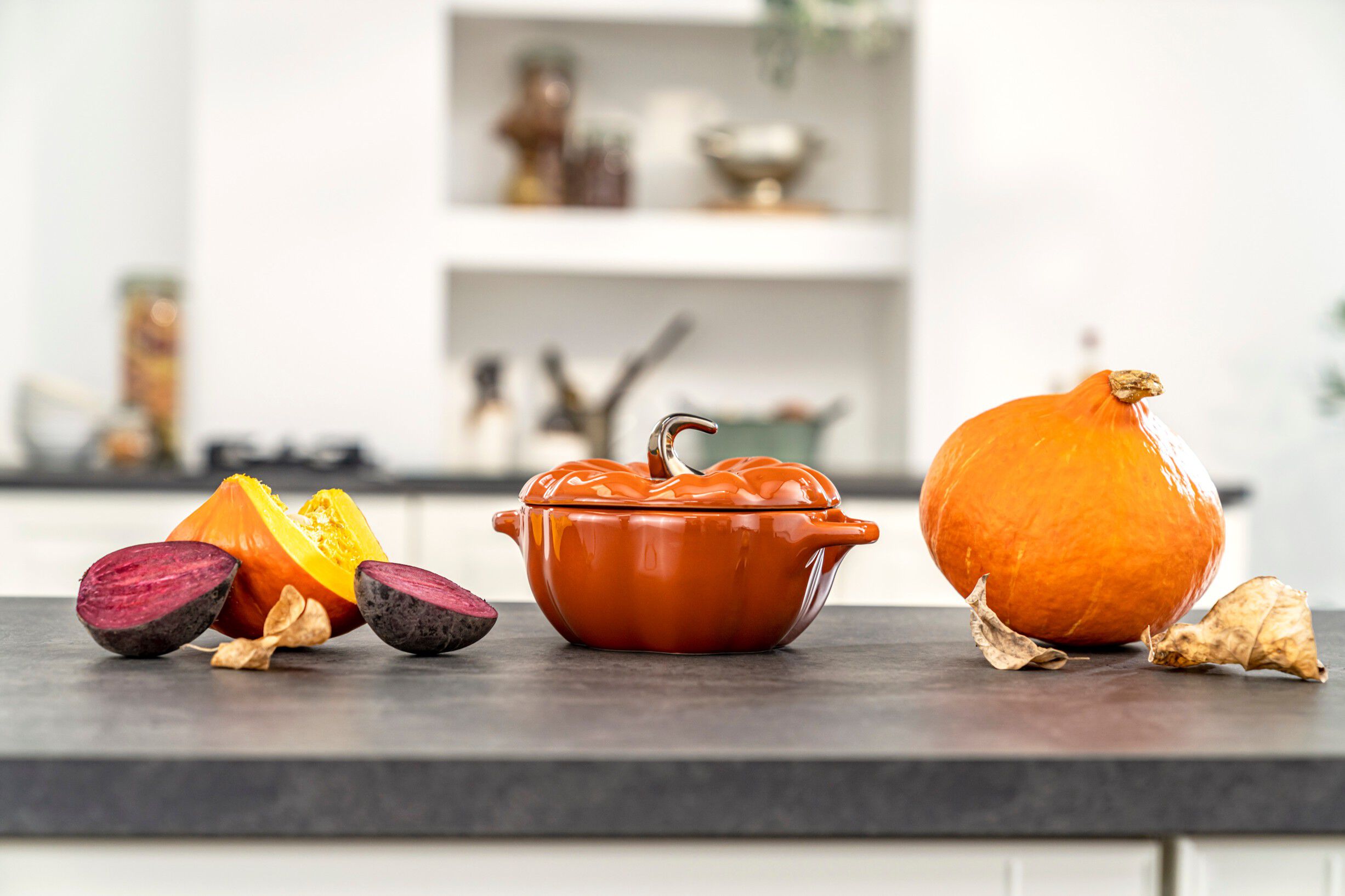 Ceramique Cocotte 15 cm / 700 ml, Gr&aelig;skar, Kanel, Keramisk