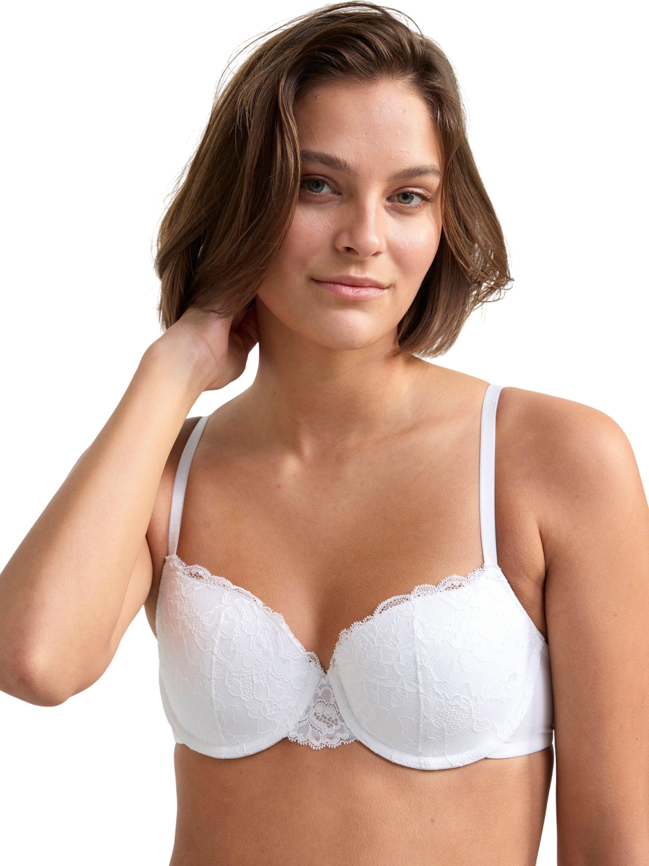 Akleja balconette-bh med blonder