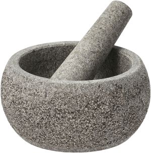 Morter med støder Dia. 16 x 8 cm Granit