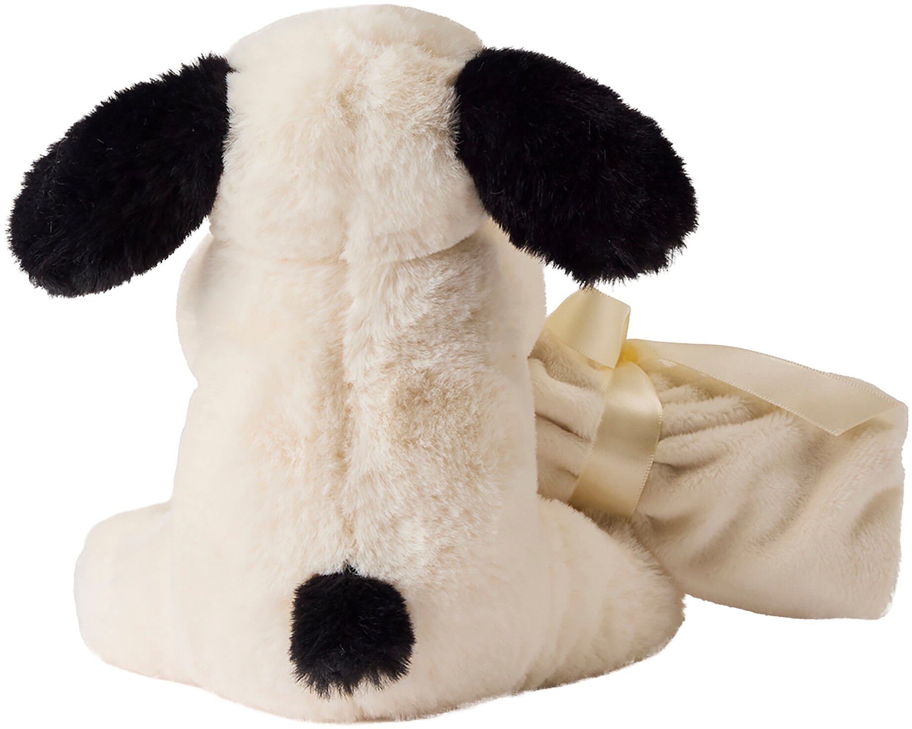 Teddy Hermann - Nusseklud - Hund sort-hvid