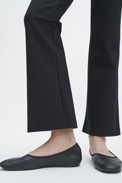 Flared Jersey Trousers