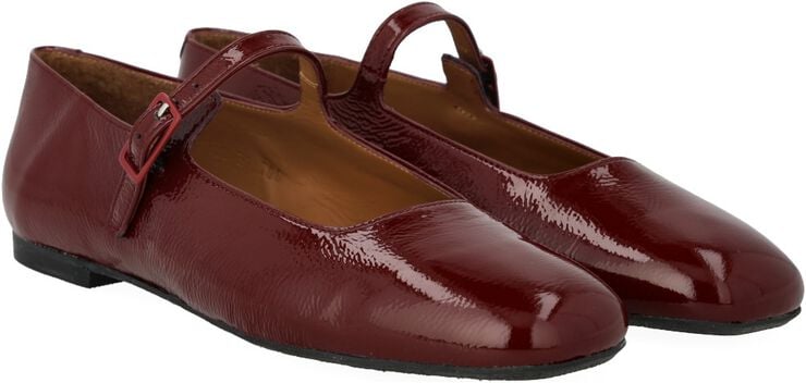 Mary Jane ballerina med moderat fir