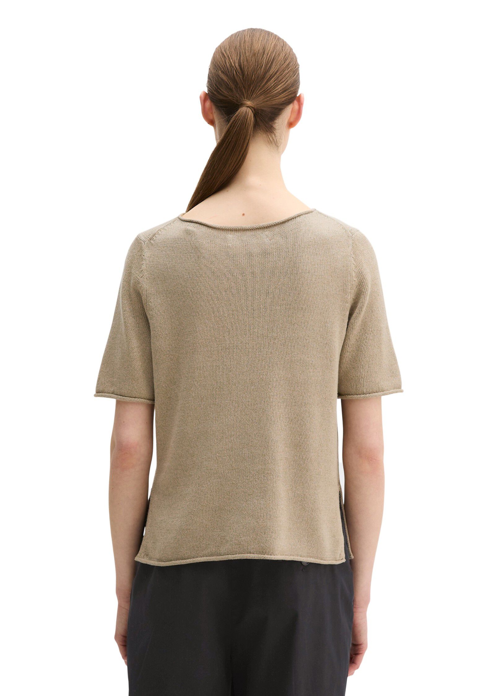 Pullover, shortsleeve, round-neck