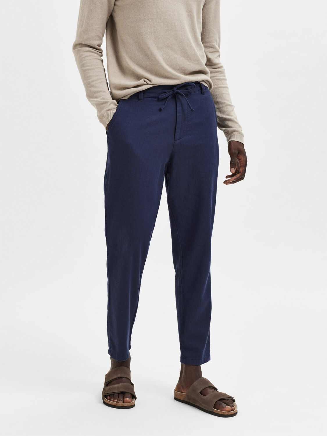 SLHSLIMTAPE-BRODY 172 LINEN PANTS N