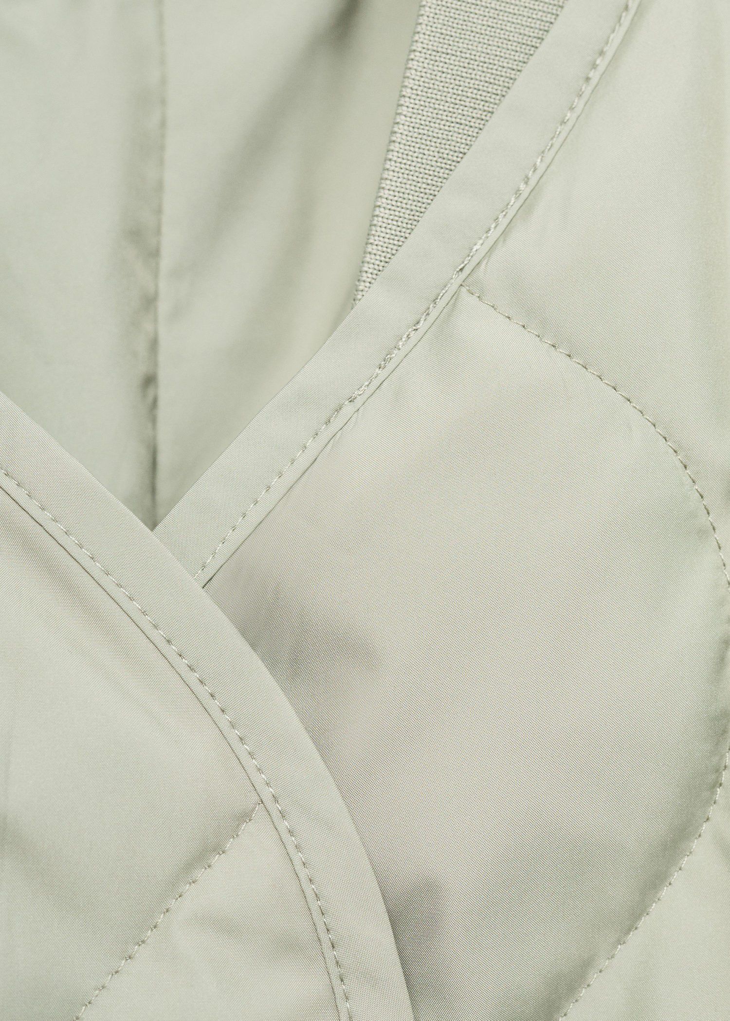 Oversize quilted down anorak