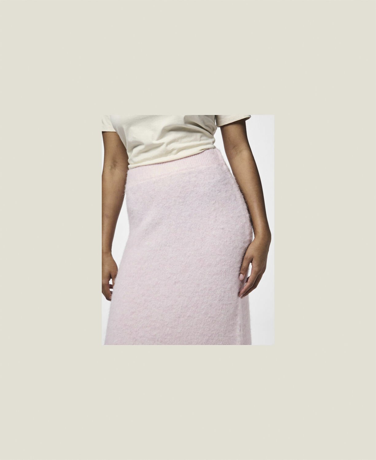 PCPAM HW ANK KNIT SKIRT BC