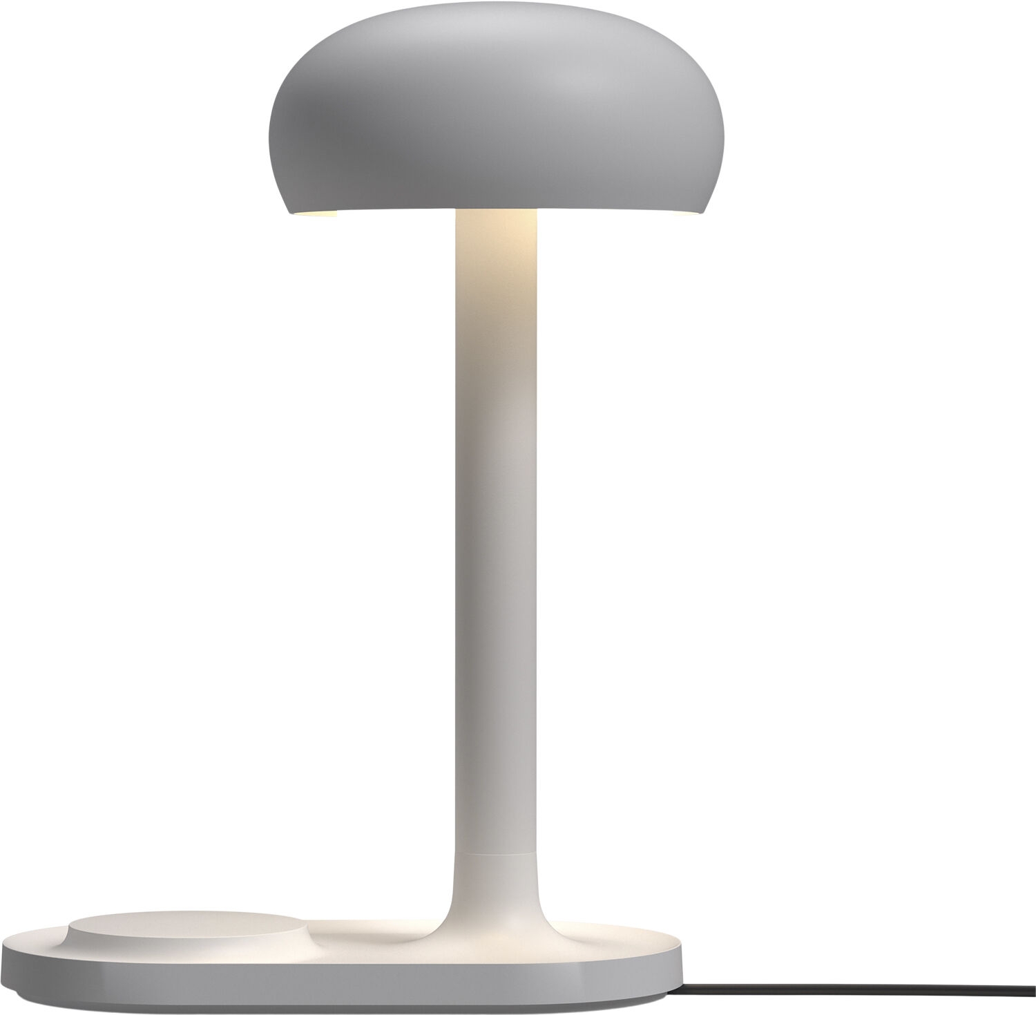 Emendo lampe med Qi tr&aring;dl&oslash;s oplader Cloud