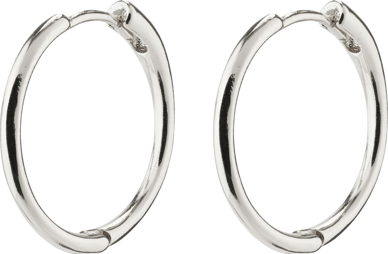 EANNA medium hoops silver-plated