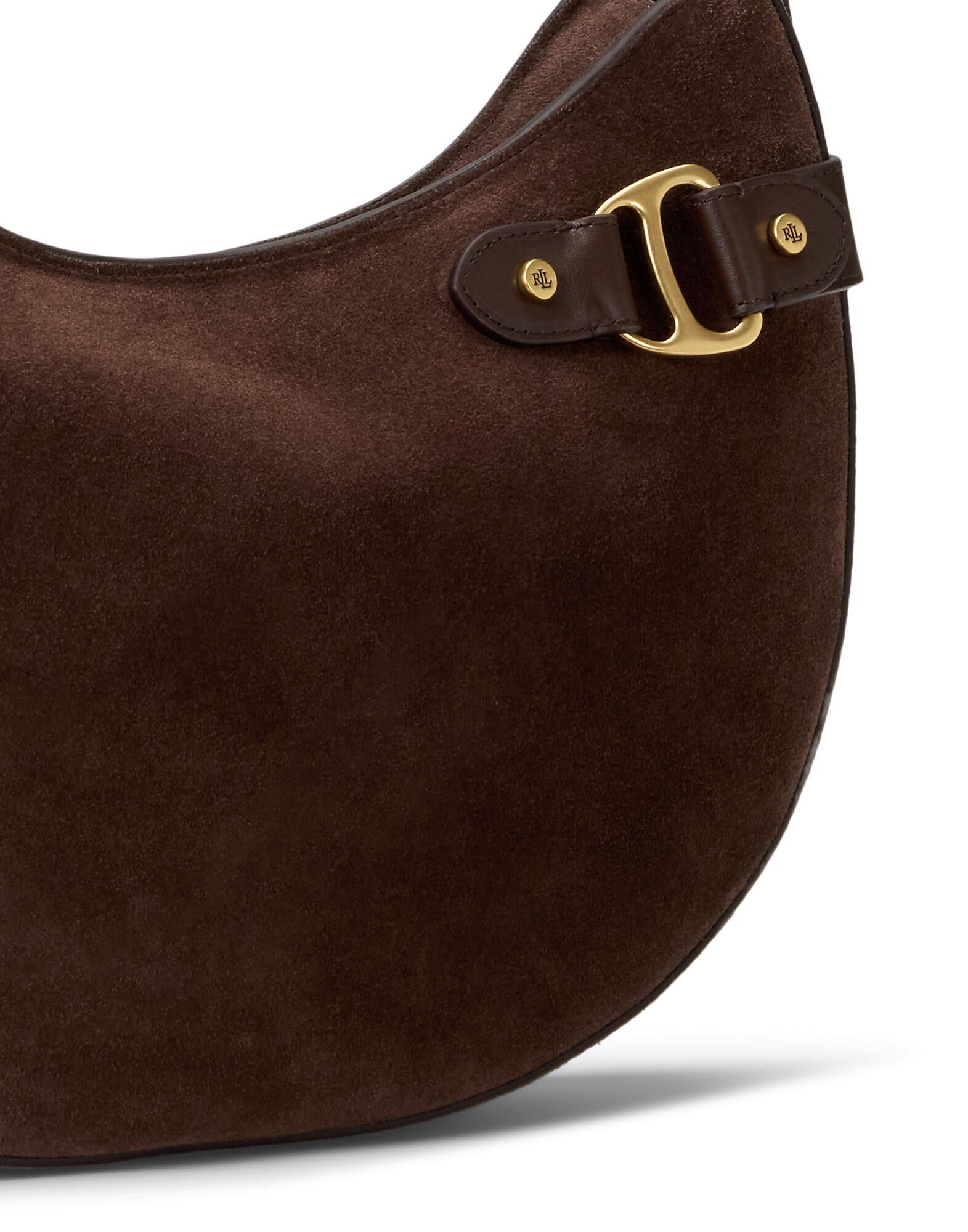 Suede Large Tasha Shoulder Bag