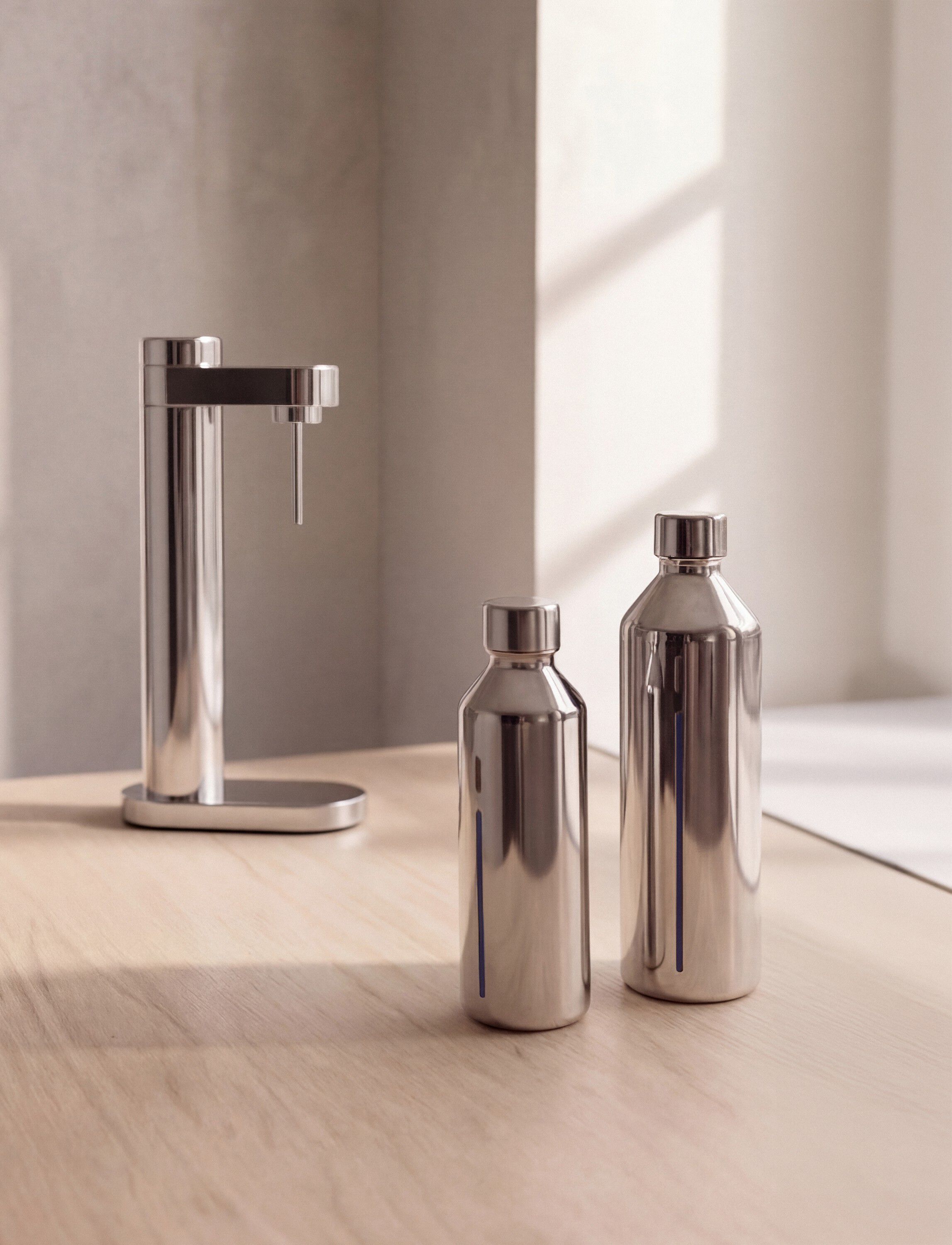 Brus flaske til kulsyremaskine 0.8 l. steel