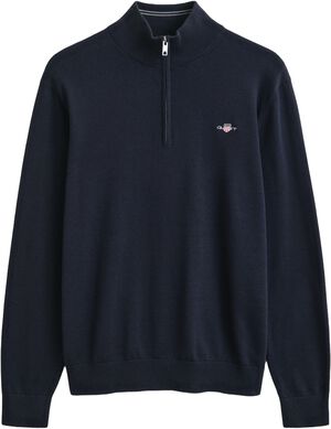 Cotton Half-Zip Sweater
