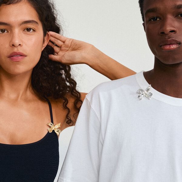 DREAM broche silver-plated