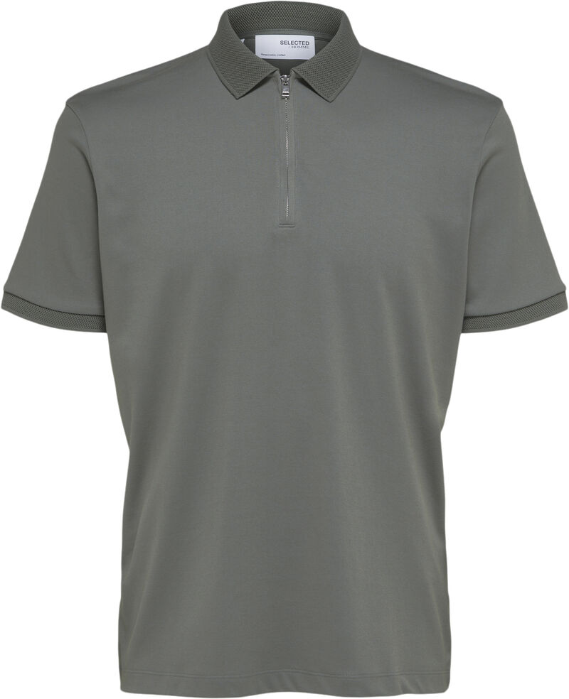 Slhfave Zip Ss Polo Noos