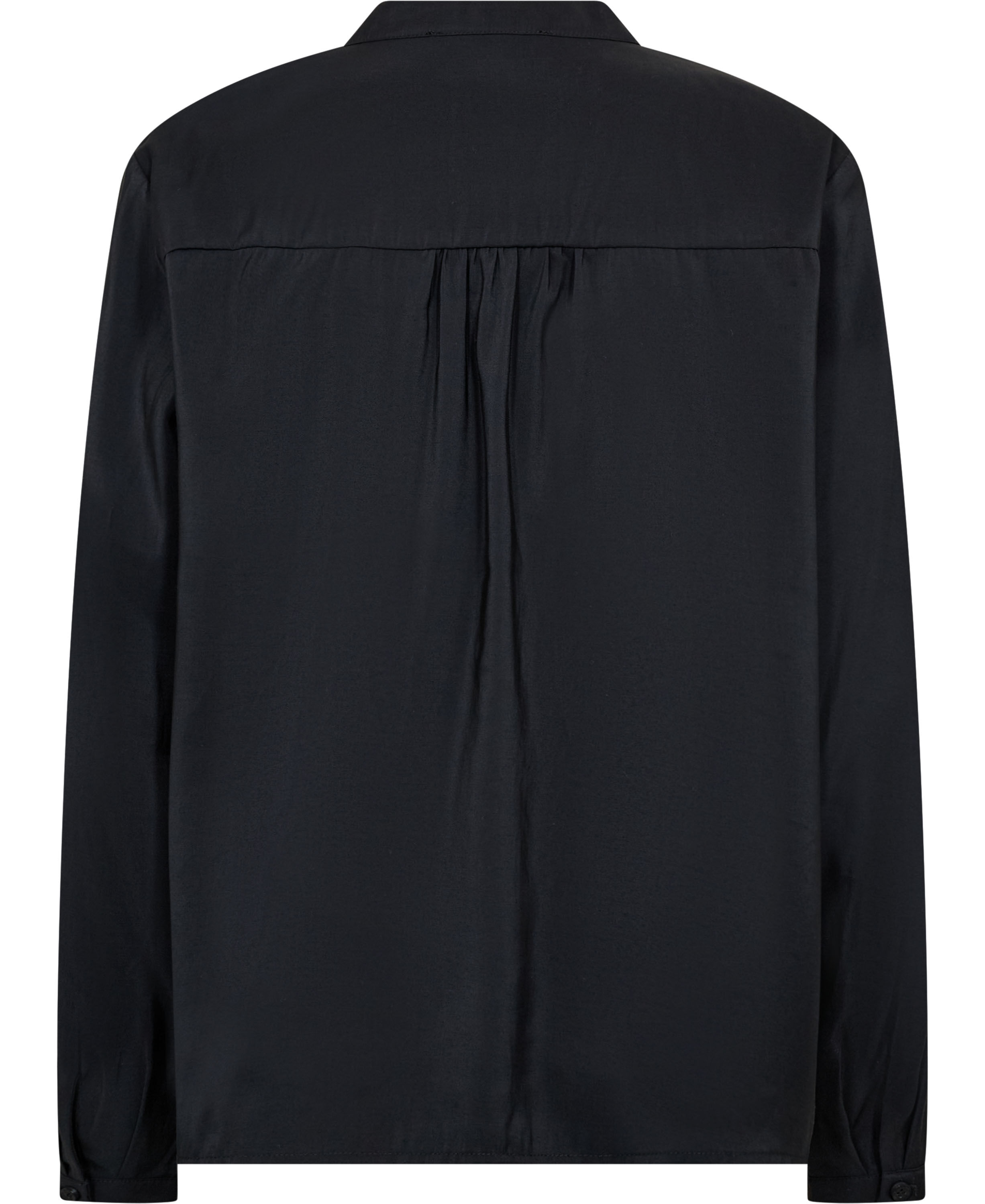Long Sleeved Shirt With Half Placke