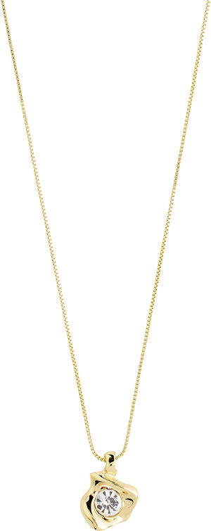 SUNSET crystal necklace gold-plated