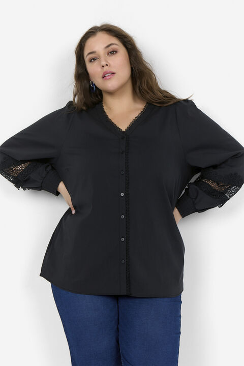 Curvy WA-GLENDALE 1 Skjorte Sort