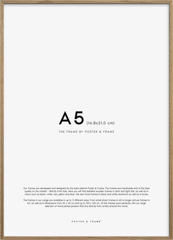 Poster&Frame - Oak15x21cm (A5)
