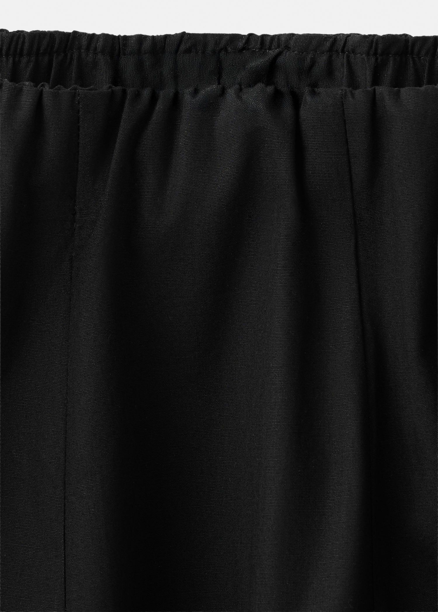 Flared cotton skirt