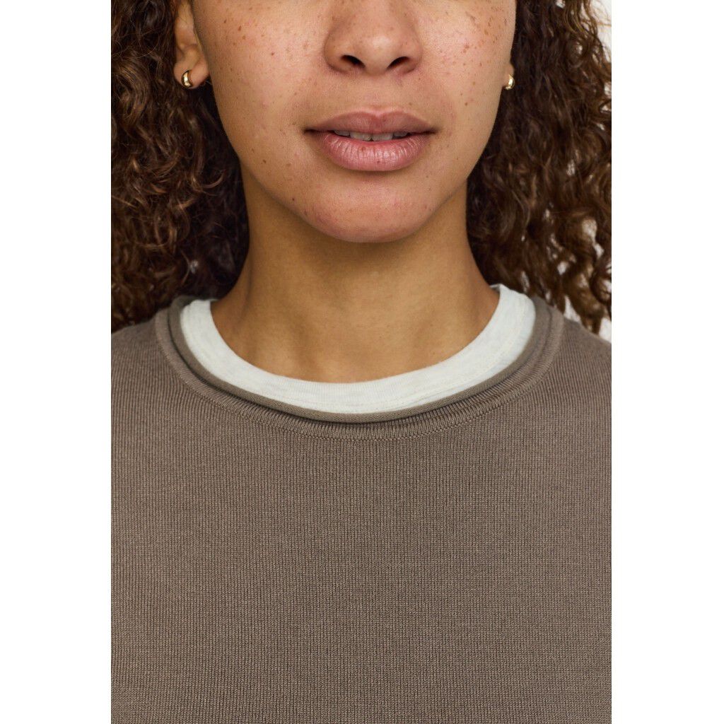 SRMarla O-neck Roll Edge Knit