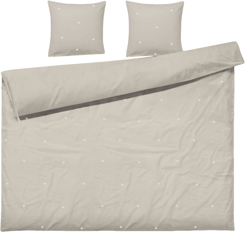 Daisy Senget&oslash;j 200x220 cm sand/hvid DK