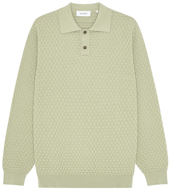 Billy Weave Knitted Ls Polo