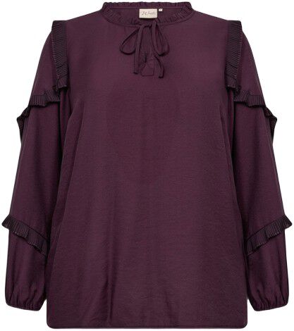 Curvy WA-SAFIA 1 Bluse Lilla