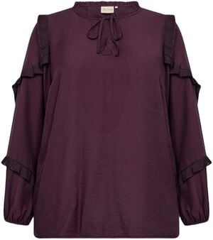 Curvy WA-SAFIA 1 Bluse Lilla