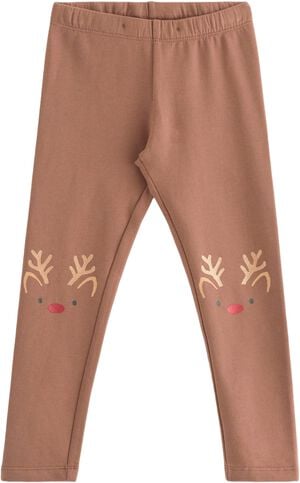 Myke leggings med børstet innside o