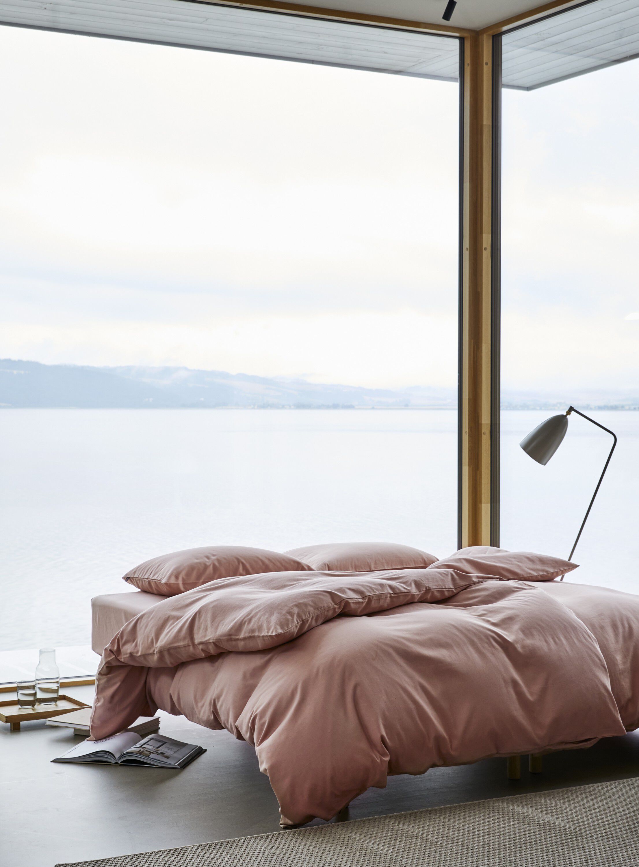 Harmoni stonewashed pudebetr&aelig;k varm rosa