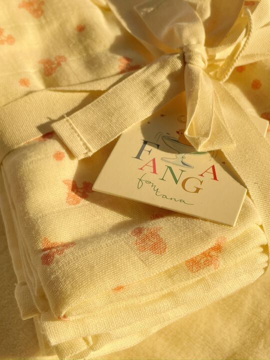 BELLINI 3 PACK MUSLIN CLOTH GOTS