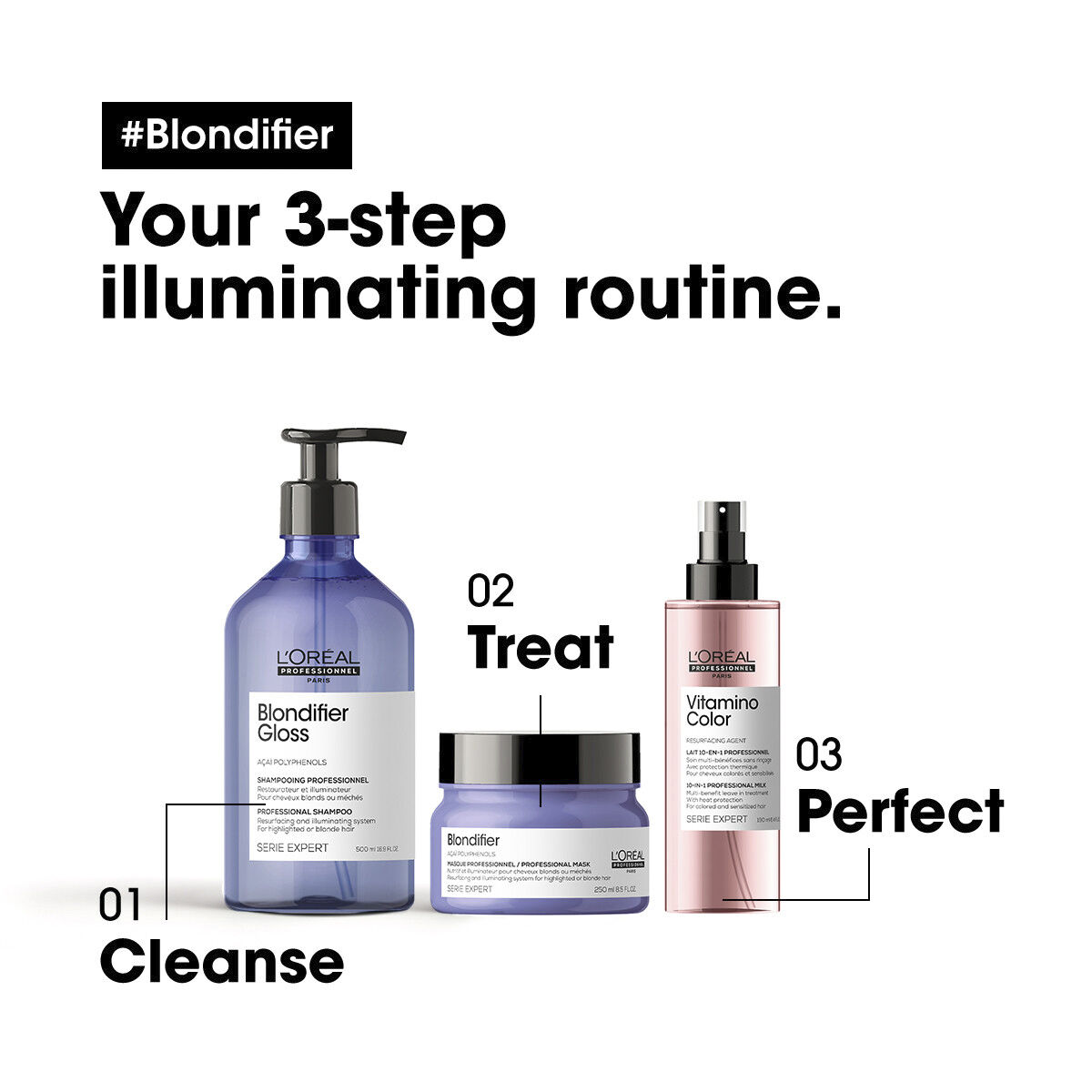 L'Or&eacute;al Professionnel Blondifier Gloss Shampoo 500ml