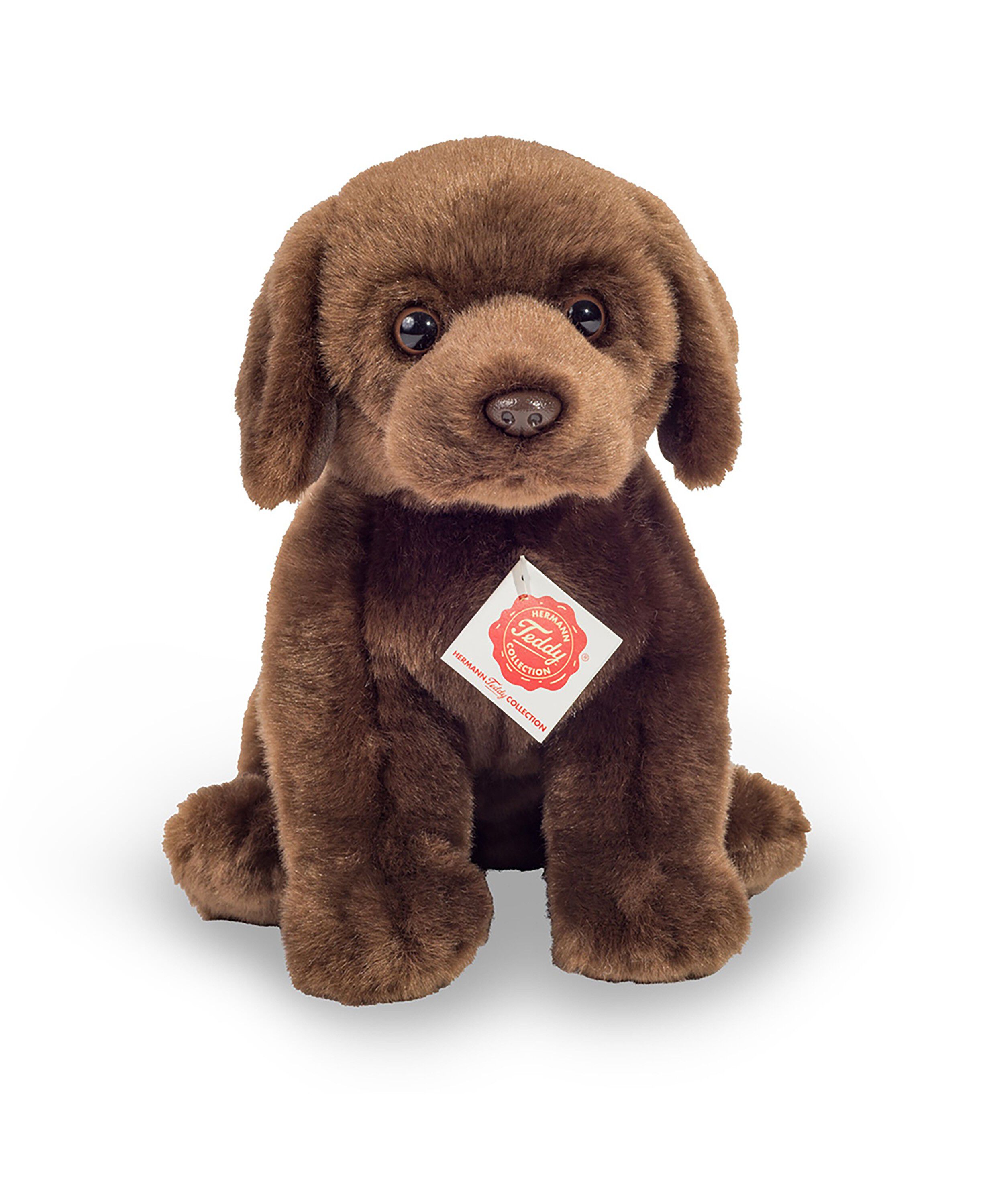 Teddy Hermann - Siddende Labrador brun 25 cm