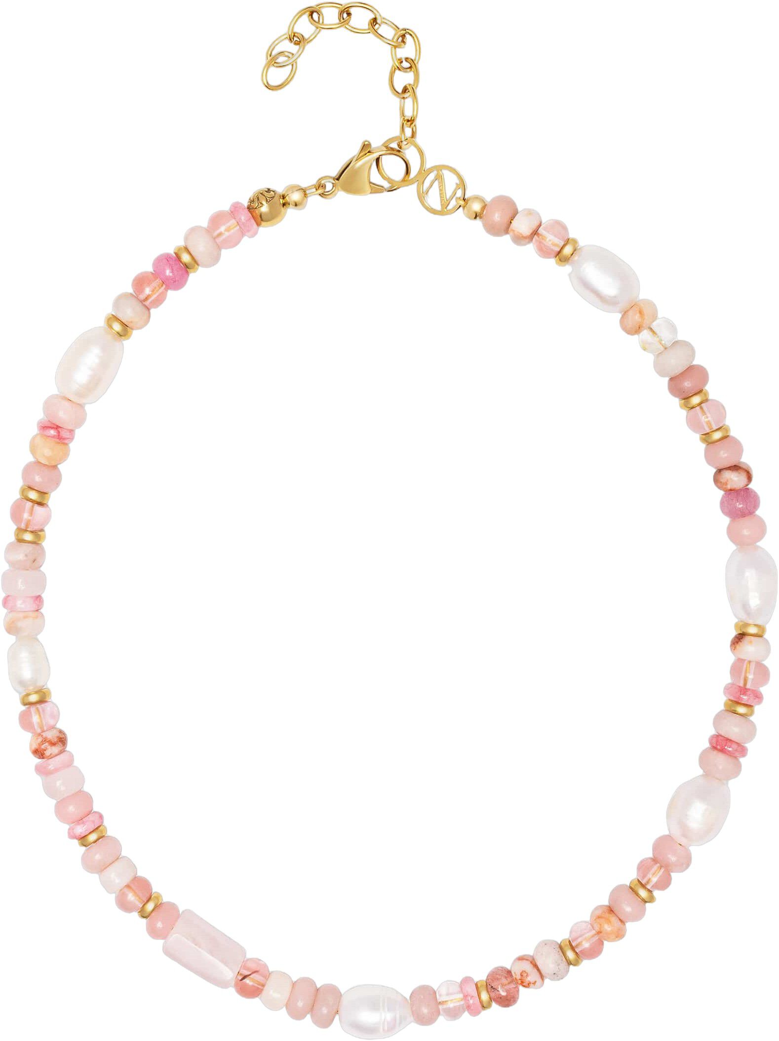 Women's Rose Pearl Choker