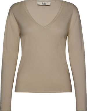 RMWSofia wool LS V-neck knit
