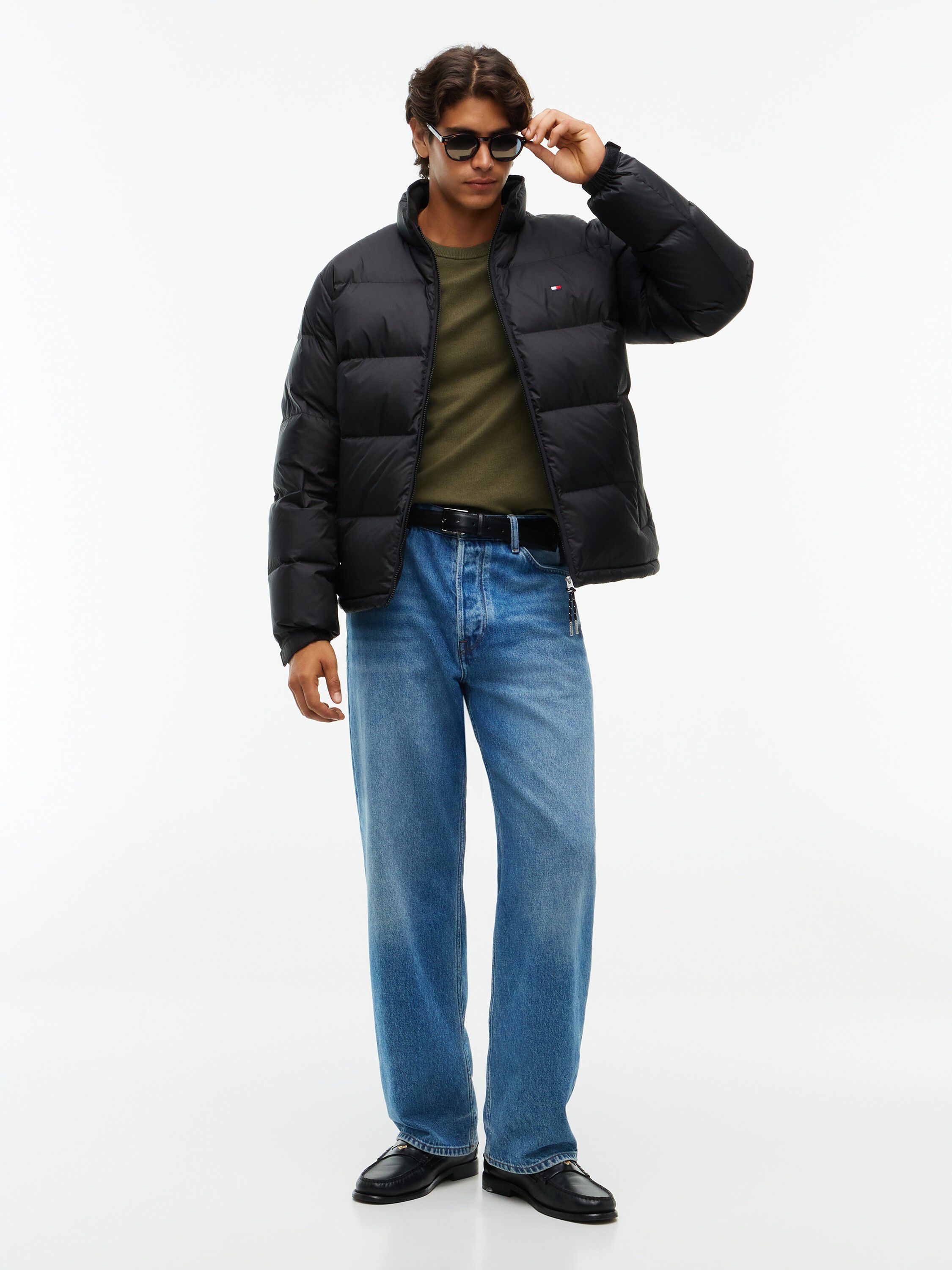 Stand-Up Collar Ripstop Down Puffer Jacket