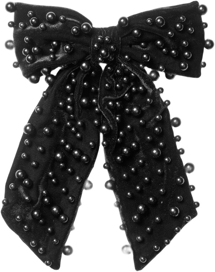 Day Pearly Velvet Bow