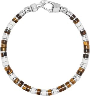 White Howlite Heishi Bracelet