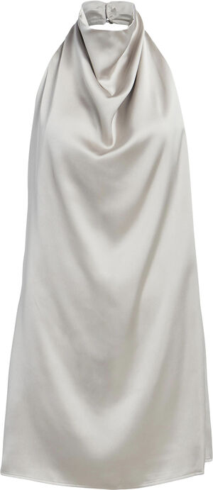 OBJSATEEN SL HALTERNECK SHORT DRESS