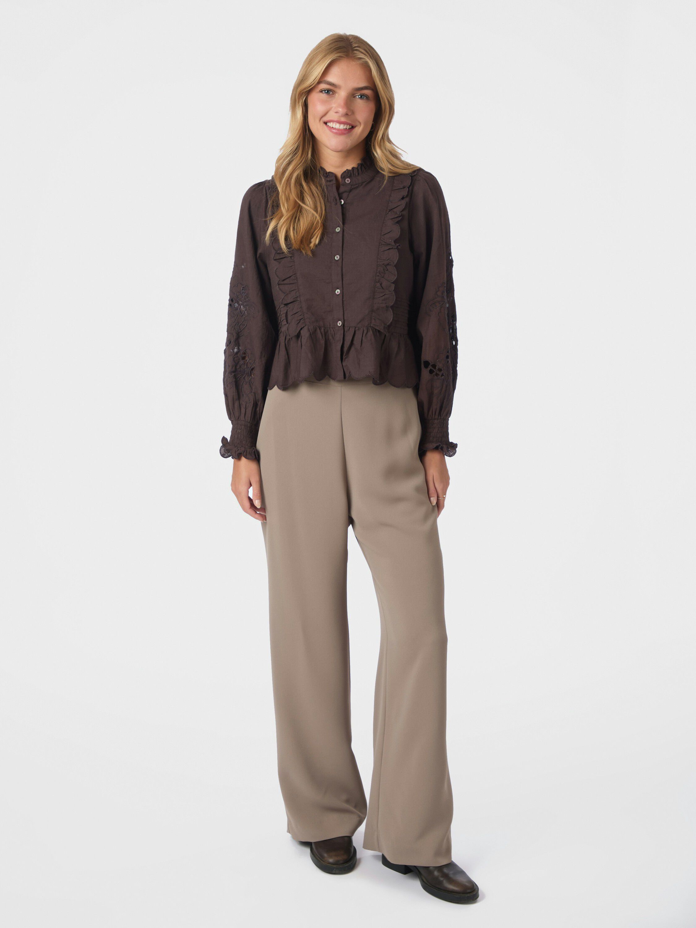 Petrine Embroidery Blouse