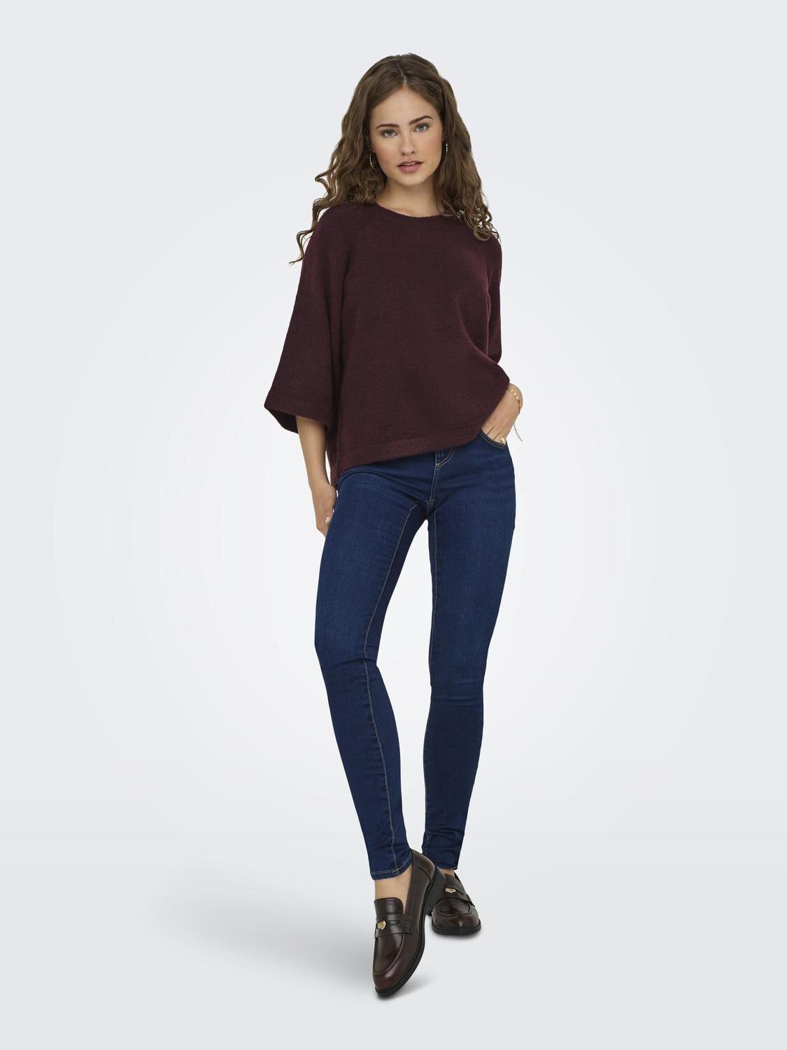 ONLSIMONI 3/4 PULLOVER KNT NOOS