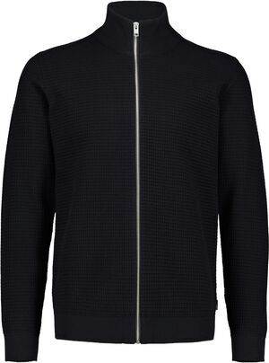 Knitted zip cardigan